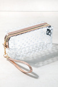 JESS POLKA DOT POUCH (WHITE)