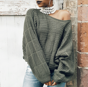 KEKE OVERSIZED SLEEVE SWEATER