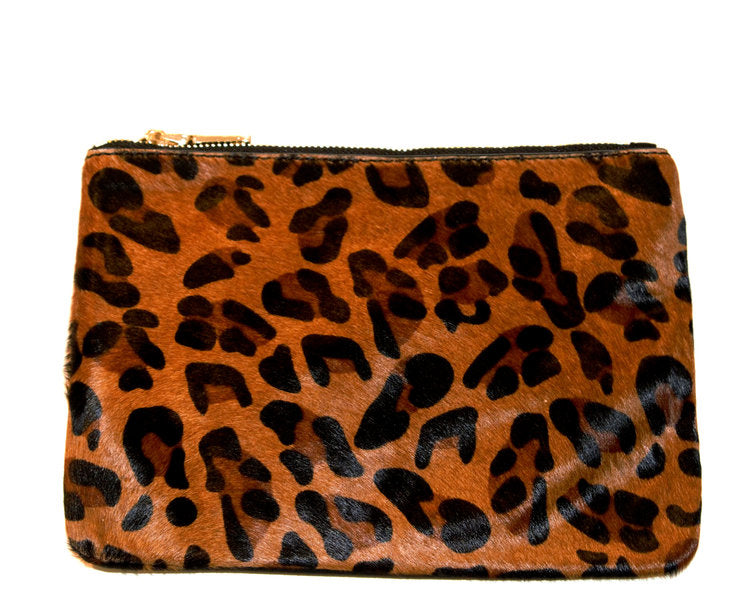 LISA LEOPARD CLUTCH