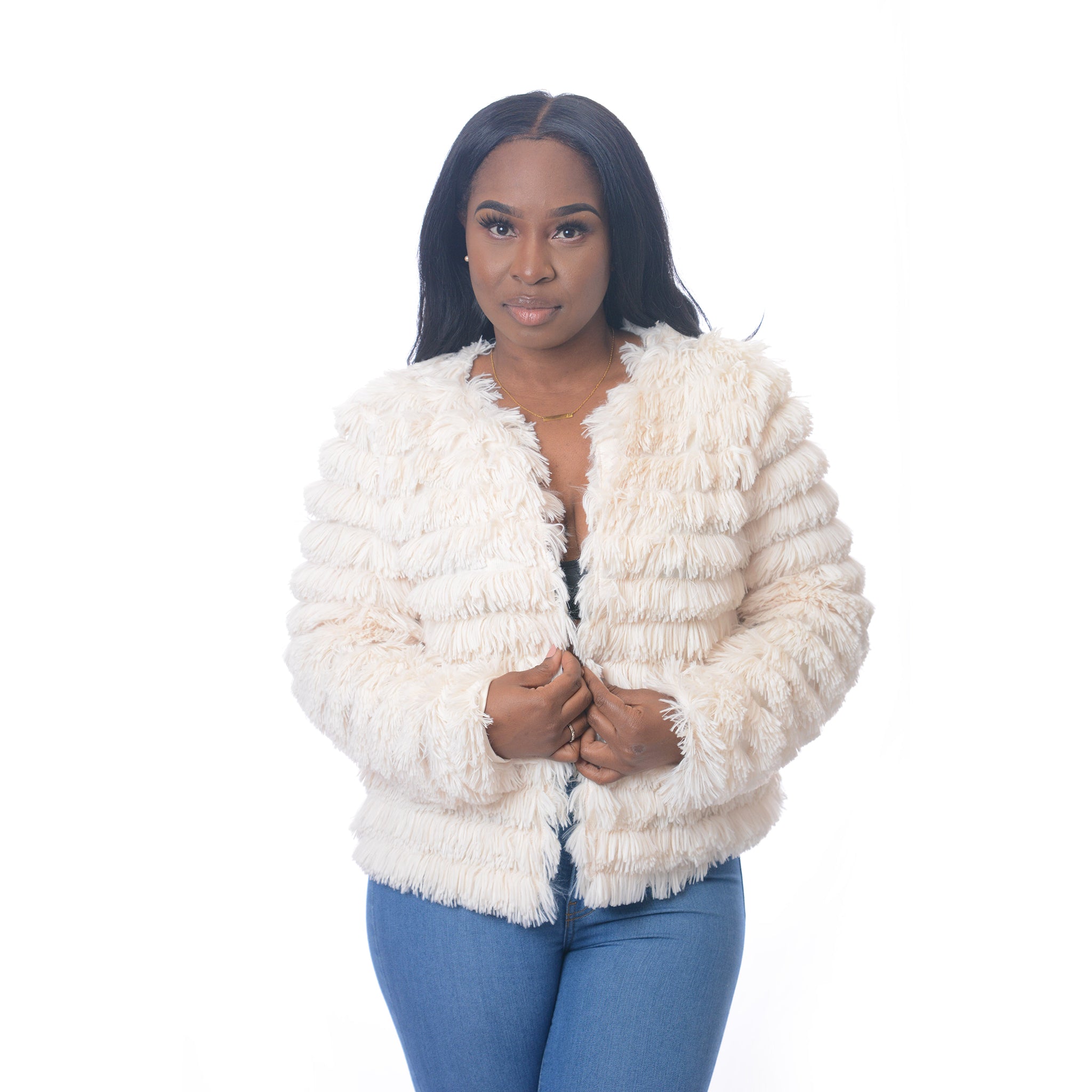 ROXY LAYERED JACKET (CREAM)