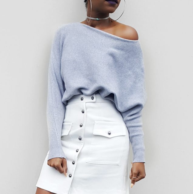 CAMILA OFF SHOULDER (GREY)