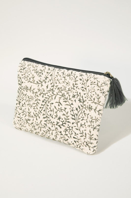 CLARA PRINT CLUTCH