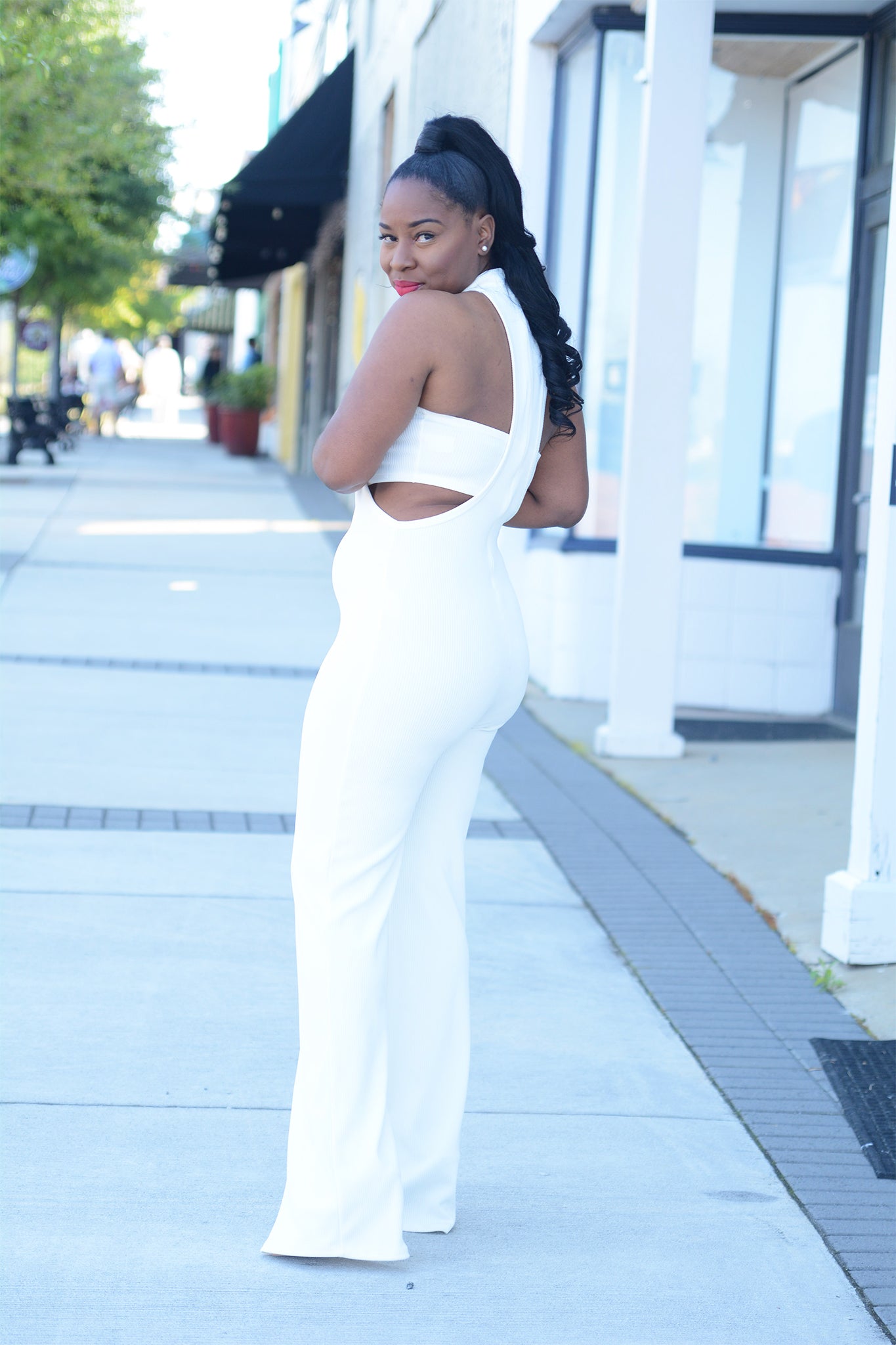 TIPHANI CUT OUT JUMPSUIT (WHITE)